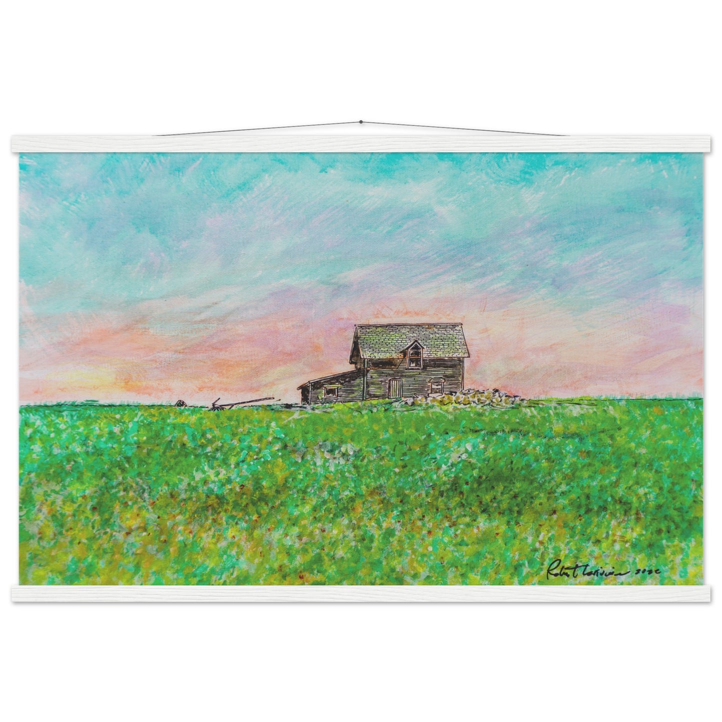 Farm Shed - Premium Poster