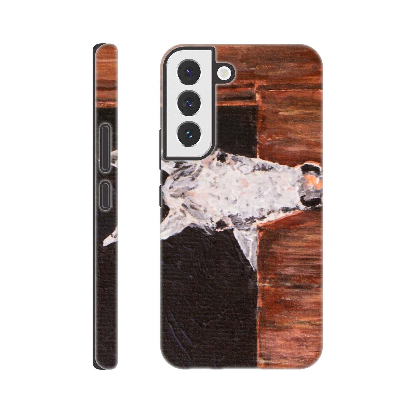White Horse In Stall - Phone case