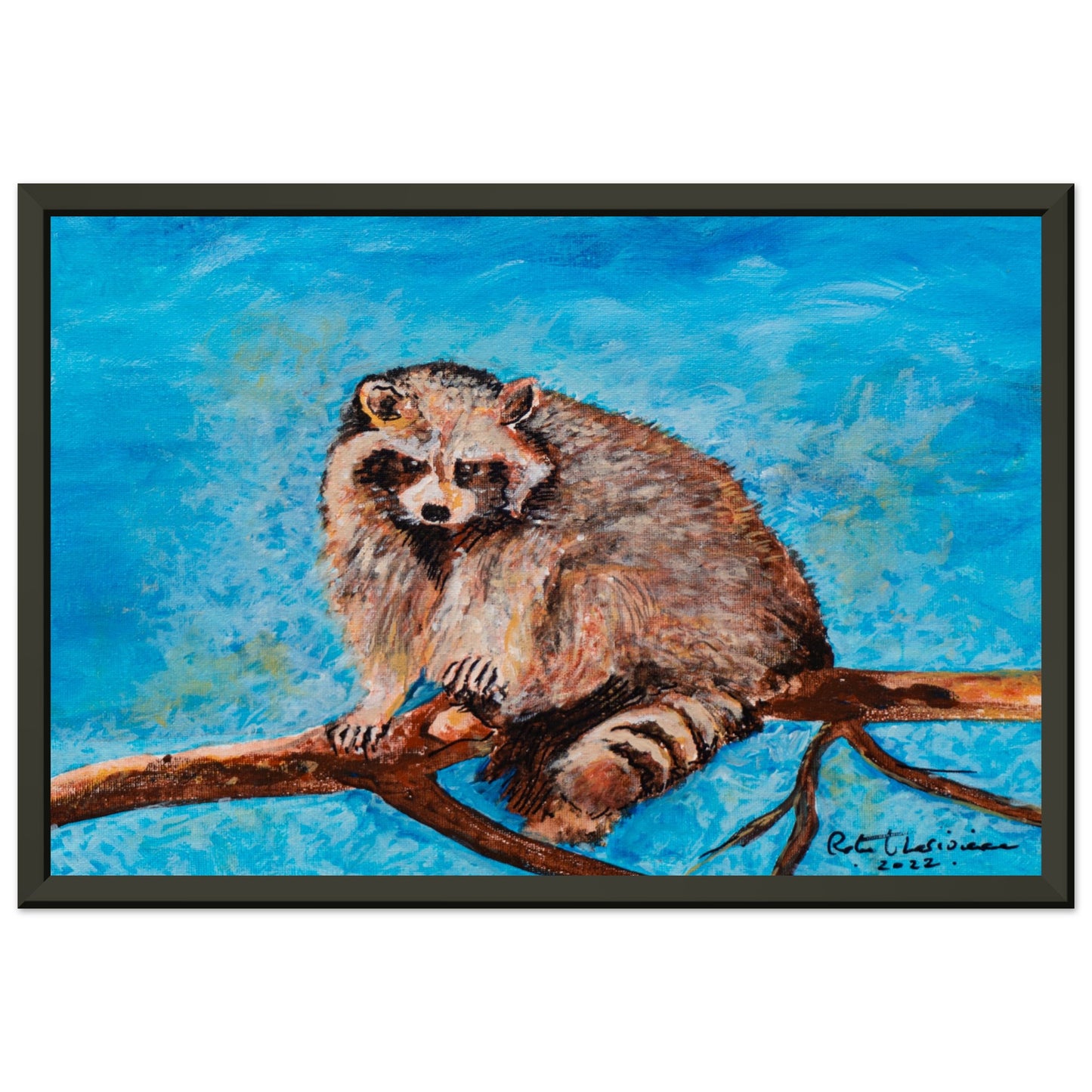 Big Raccoon - Premium Poster