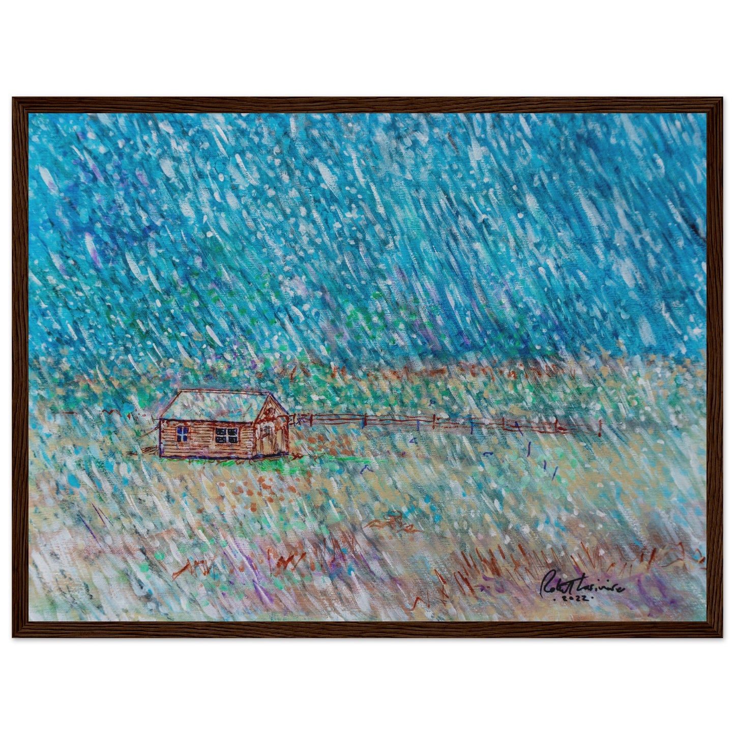 Early Snowfall - Premium Poster