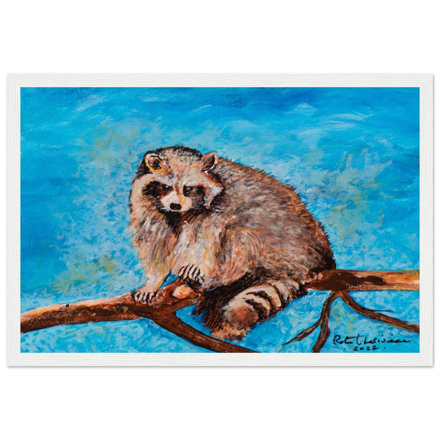 Big Raccoon - Premium Poster