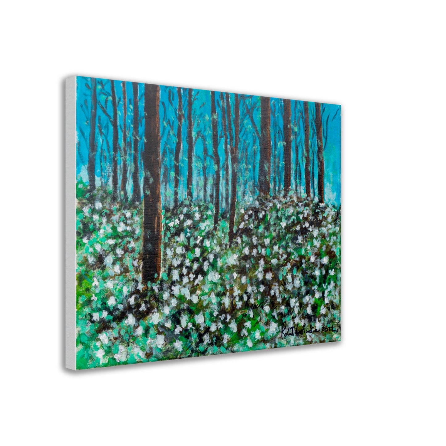 Trilliums in Scouts Valley - Canvas