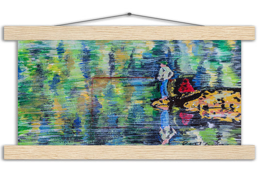 Embracing Tranquility - A Closer Look at "Gone Fishing"