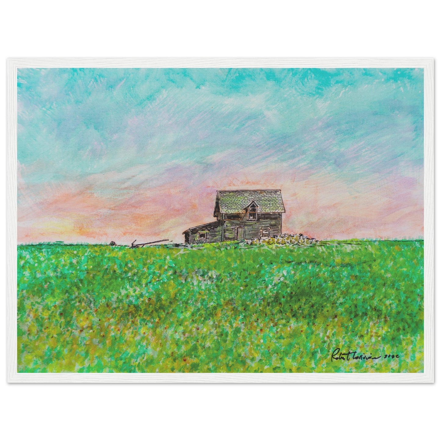 Farm Shed - Premium Poster