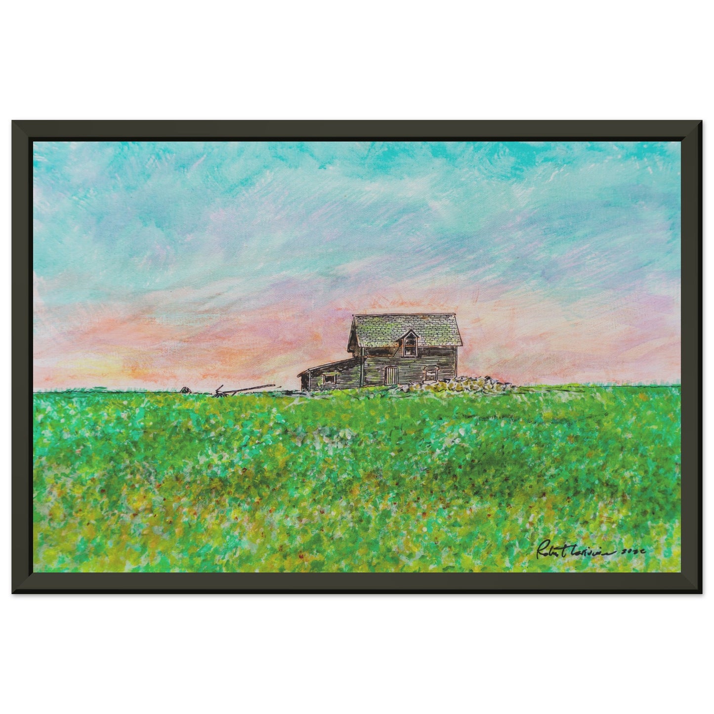 Farm Shed - Premium Poster