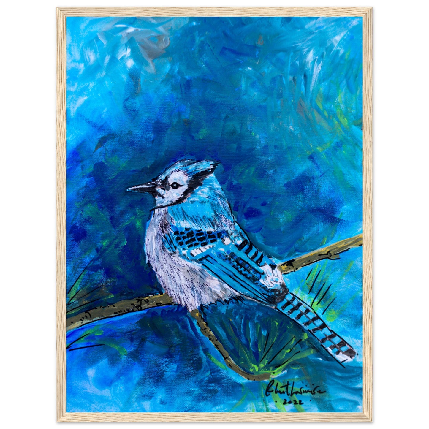 Blue Jay #1 - Premium Poster