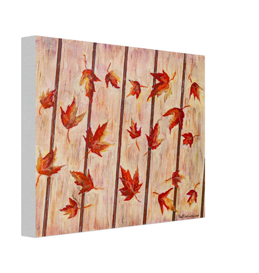 Fall Maple Leaves - Canvas
