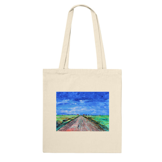 Down the Road - Tote Bags