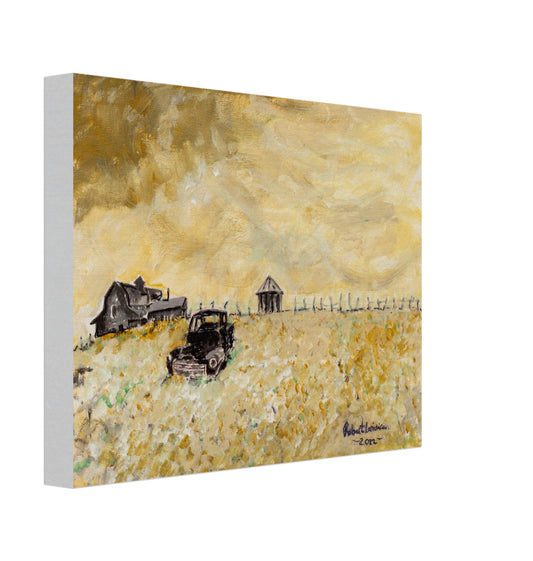 Old Farm and Truck - Canvas