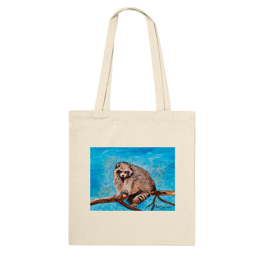 Big Raccoon - Tote Bags