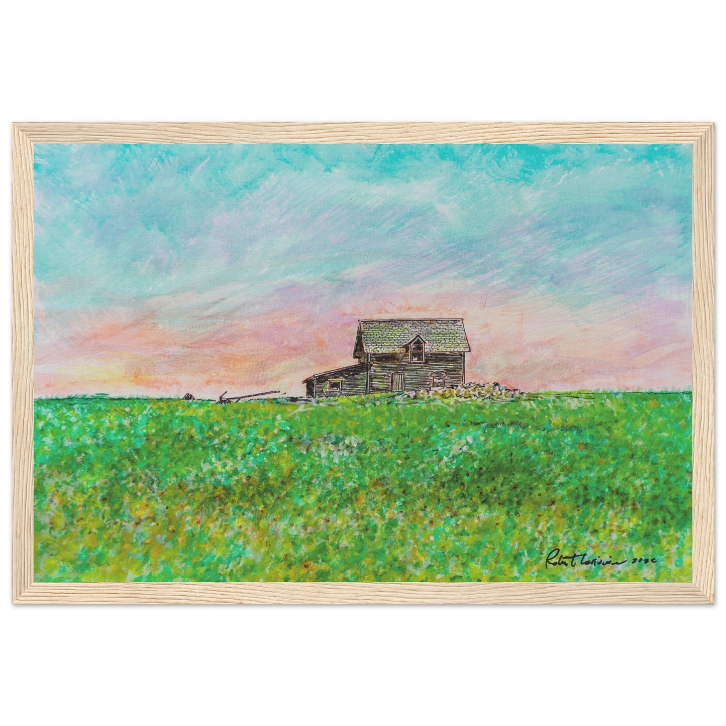 Farm Shed - Premium Poster