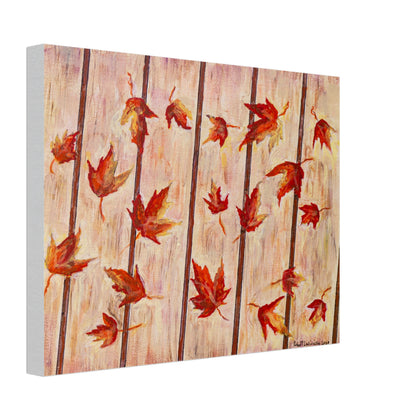 Fall Maple Leaves - Canvas