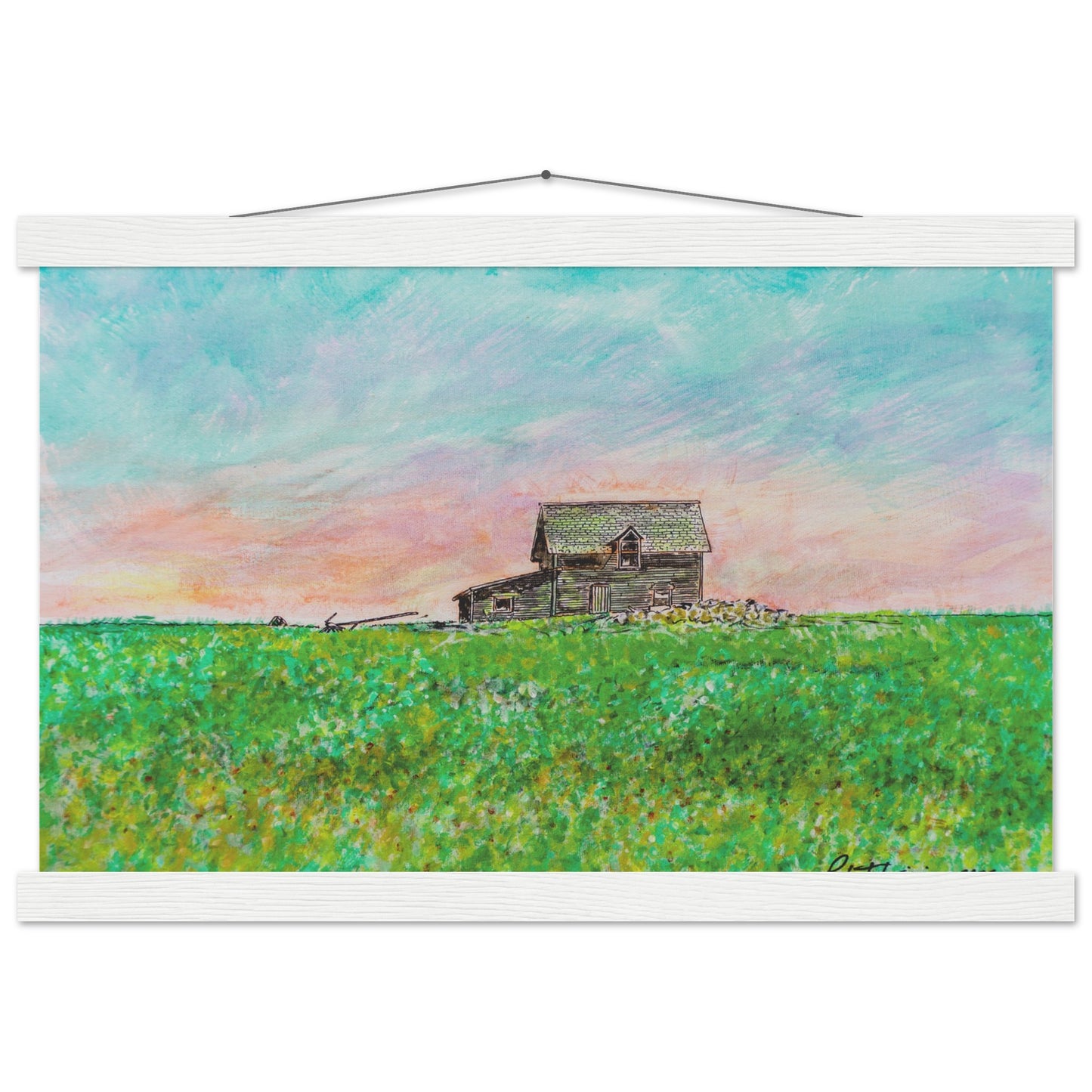 Farm Shed - Premium Poster