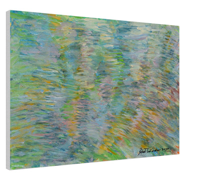 Autumn Colours In Water - Canvas
