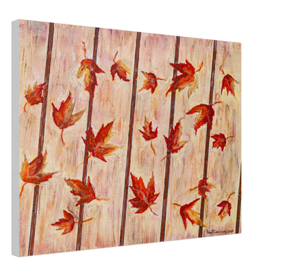 Fall Maple Leaves - Canvas