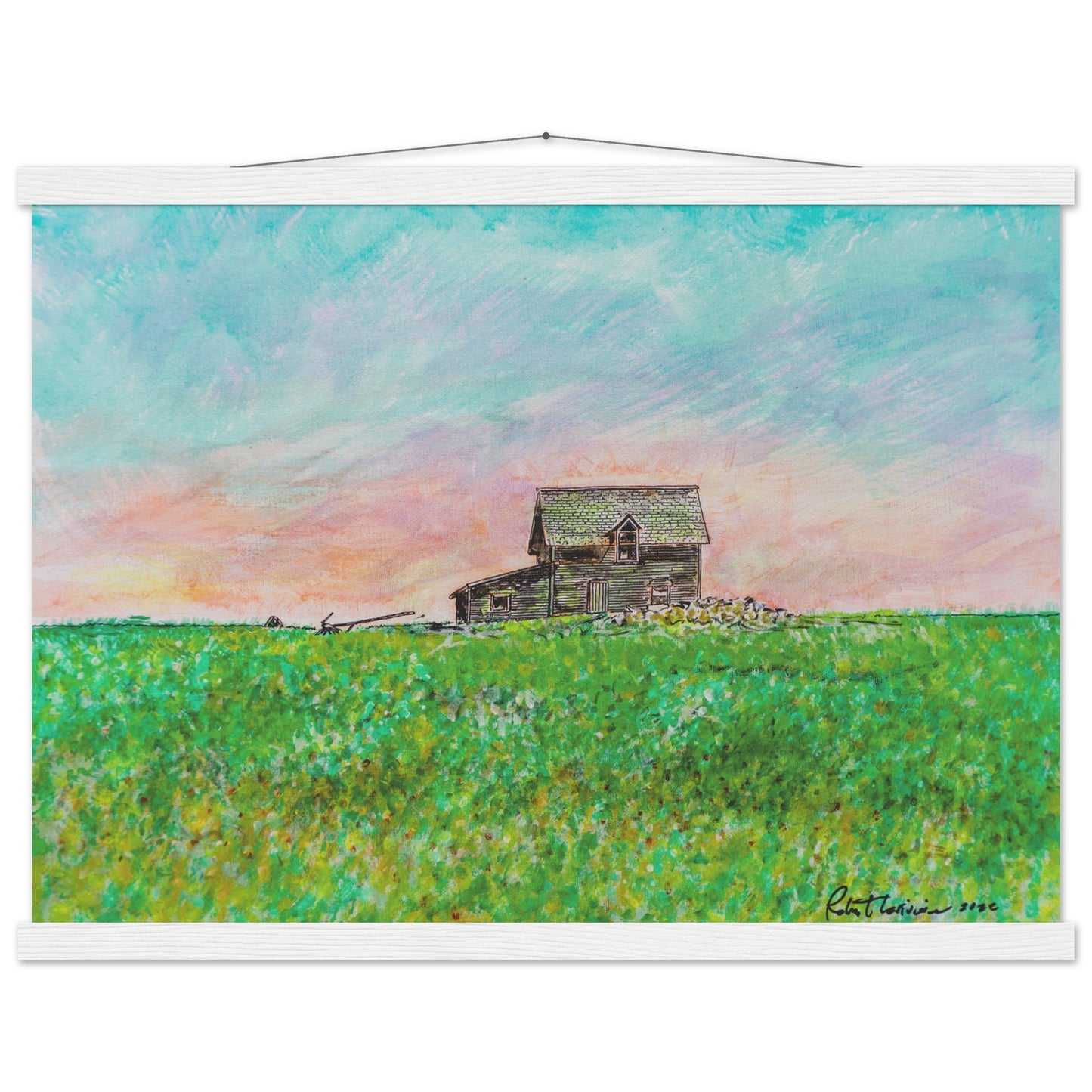 Farm Shed - Premium Poster