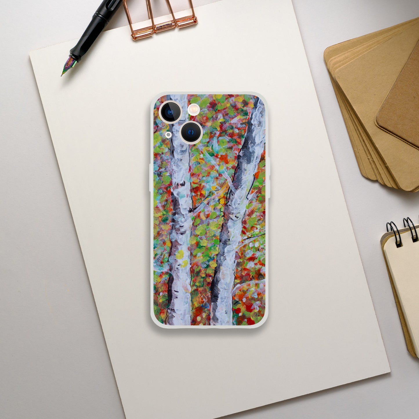 Fall Birch Trees - Phone cases