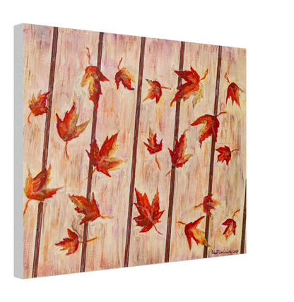 Fall Maple Leaves - Canvas