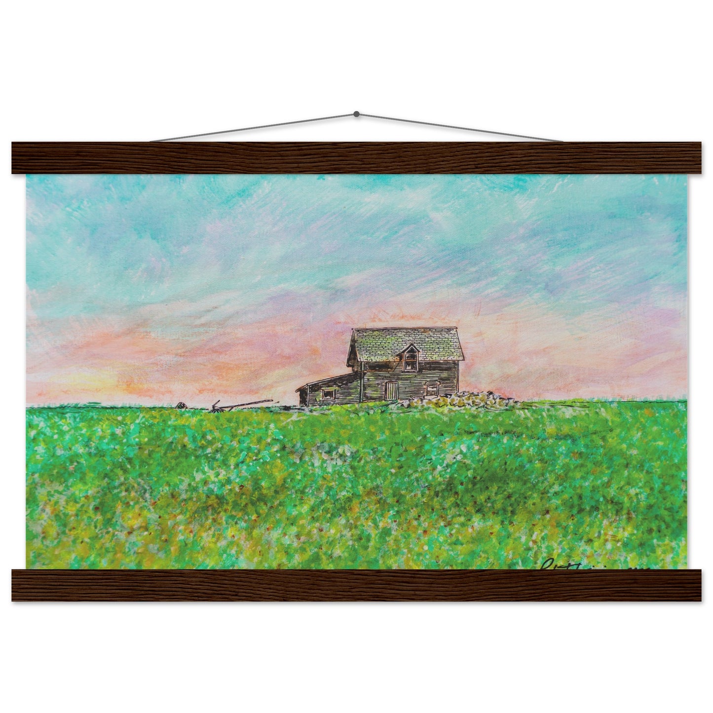 Farm Shed - Premium Poster