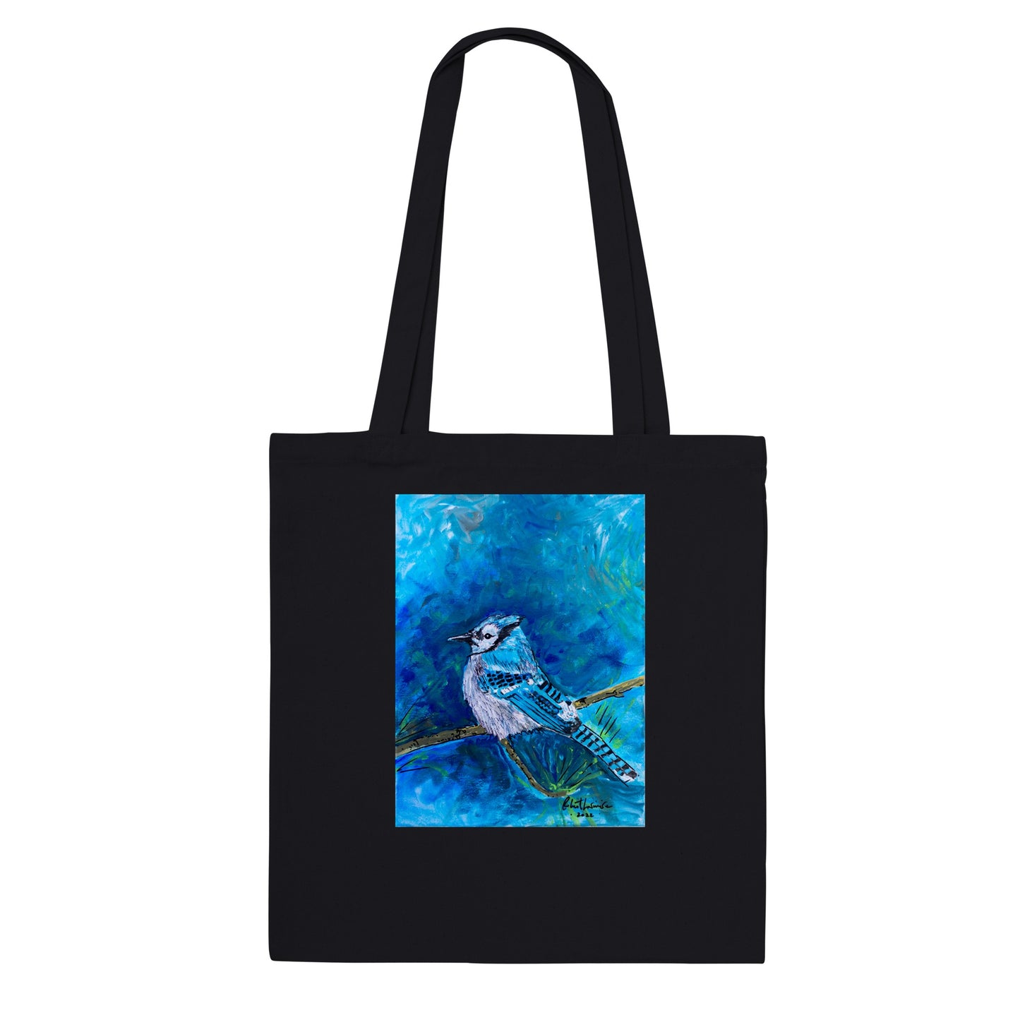 Blue Jay #1 - Tote Bags