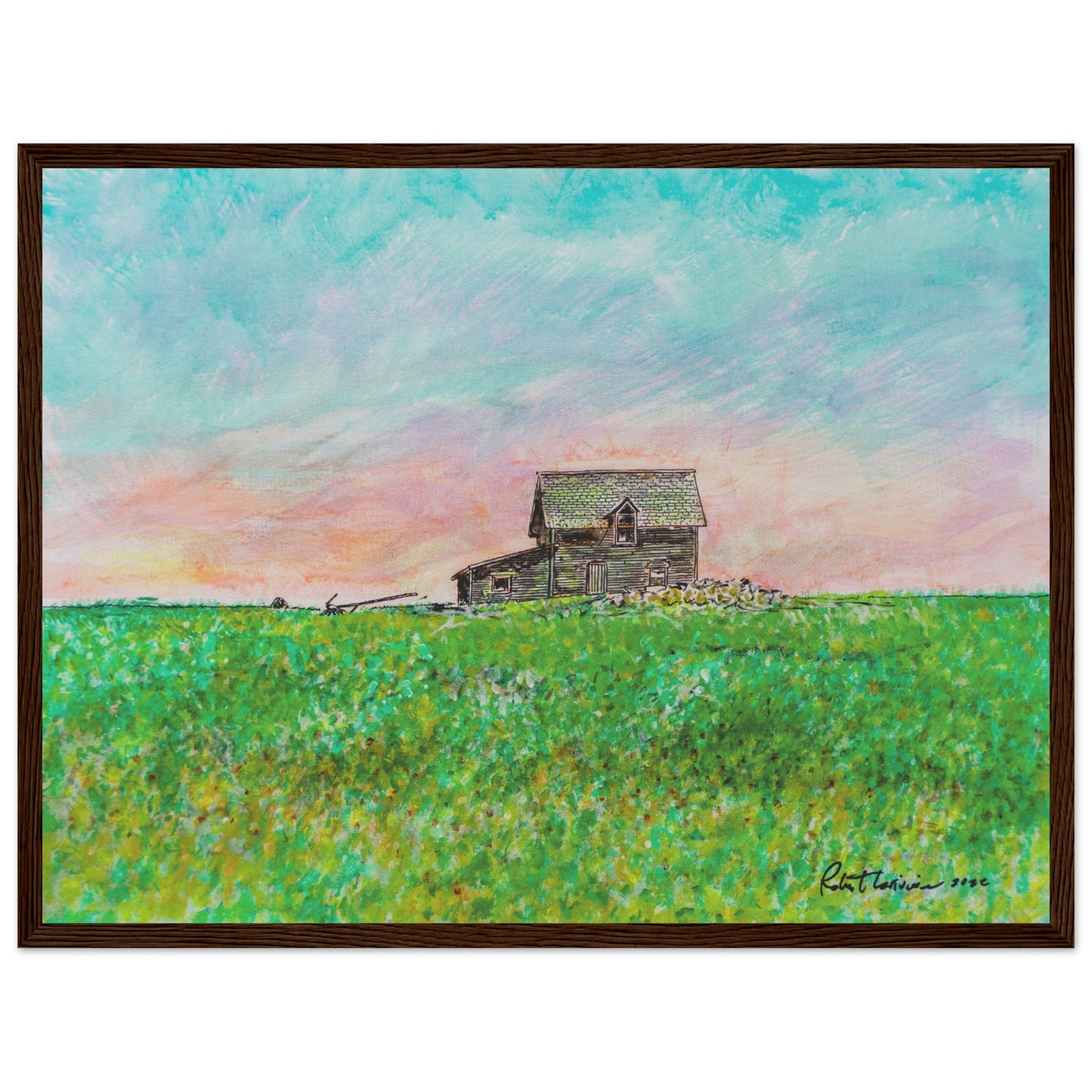 Farm Shed - Premium Poster