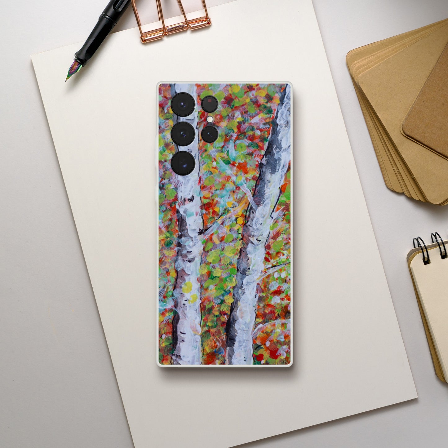 Fall Birch Trees - Phone cases