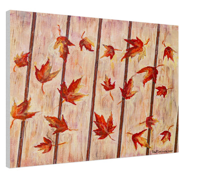 Fall Maple Leaves - Canvas