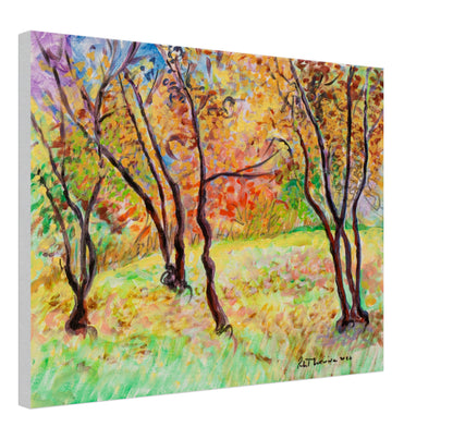 Colourful Trees - Canvas