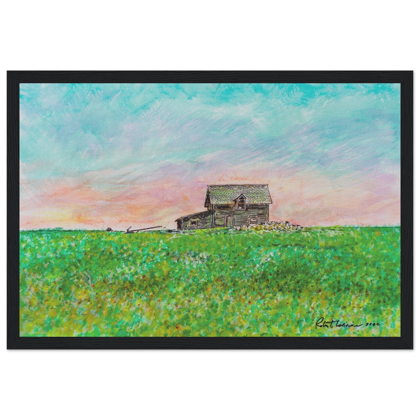 Farm Shed - Premium Poster