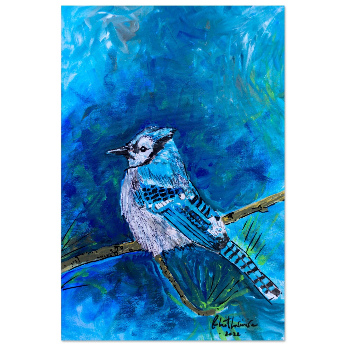 Blue Jay #1 - Premium Poster