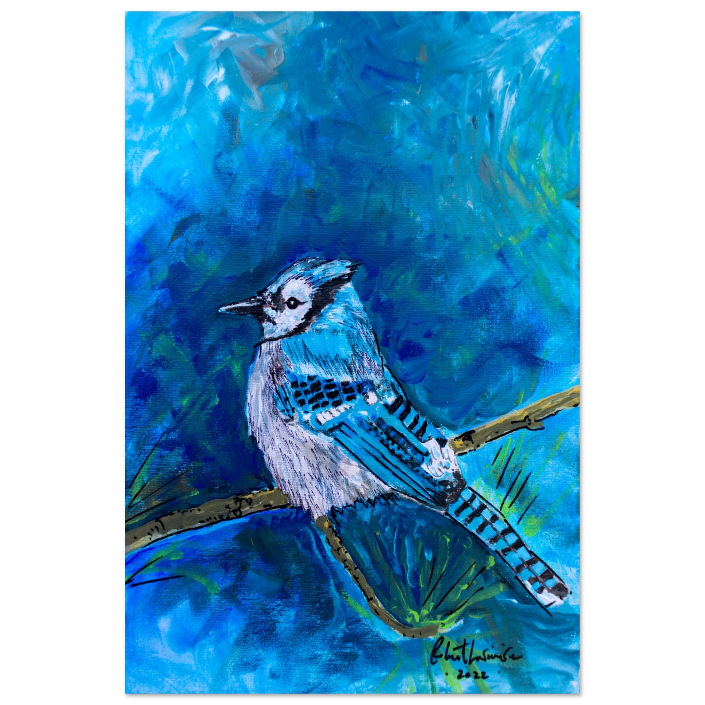 Blue Jay #1 - Premium Poster