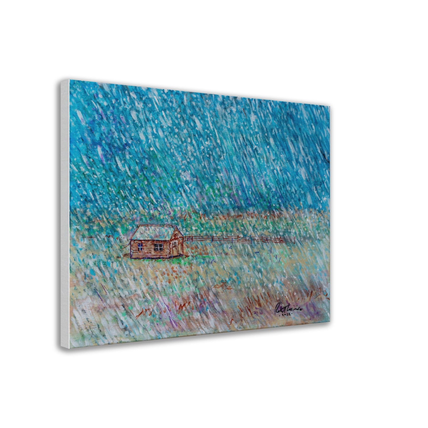 Early Snowfall - Canvas